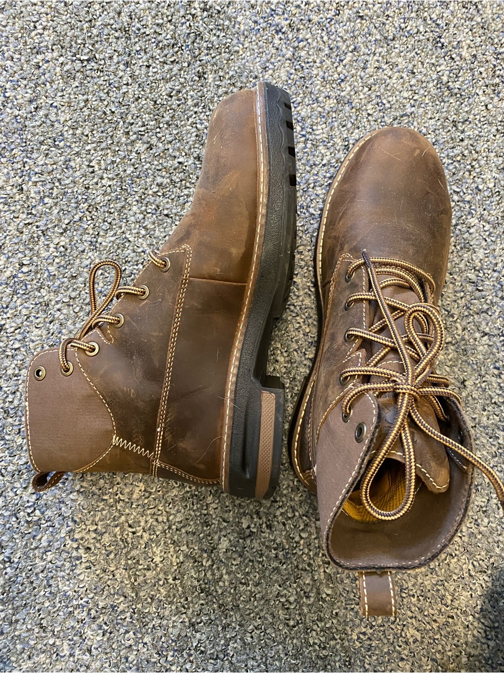 Women’s Timberland PRO steel toe Brown Leather Lace-Up Work Boots